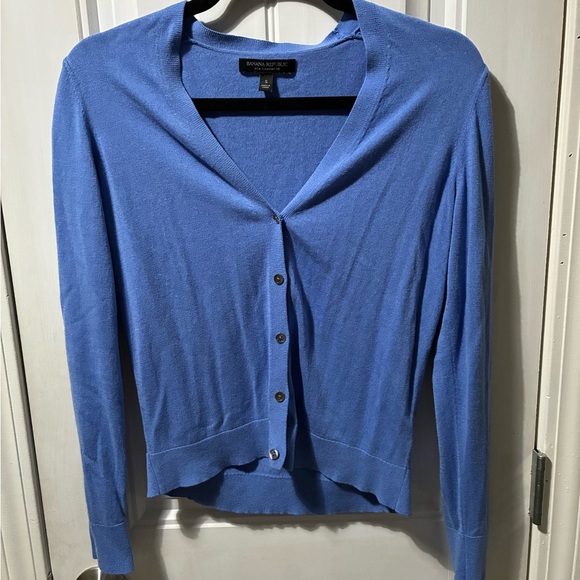 Banana Republic Sweaters - Banana Republic Women's Sky Blue Cardigan